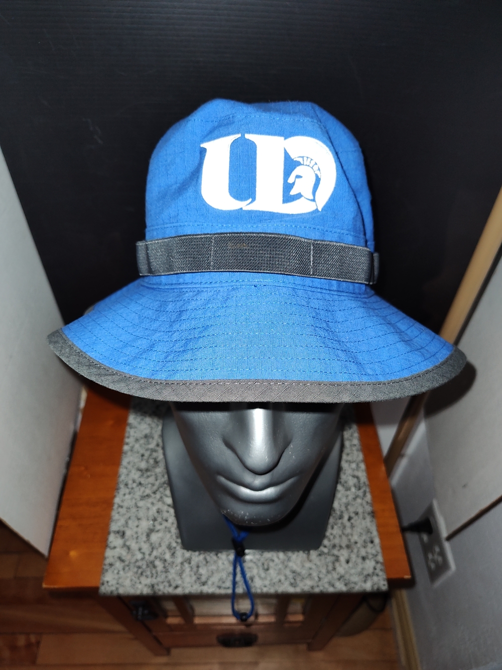 University of Dubuque Spartans Boonie Performance Bucket Hat. Nike. - Picture 3 of 15